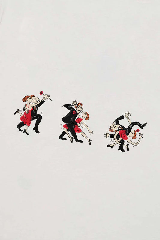 Camiseta Ballroom dance - off white