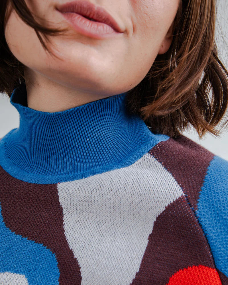 Jersey Corto Jacquard Sobremesa