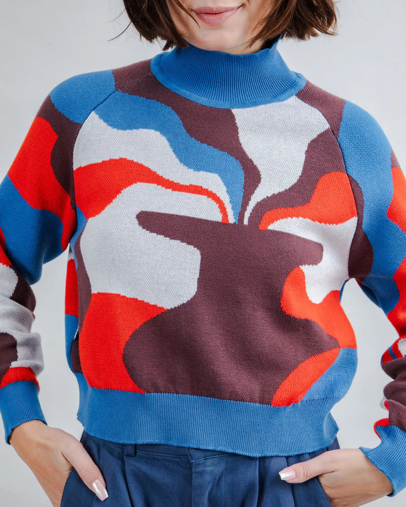 Jersey Corto Jacquard Sobremesa