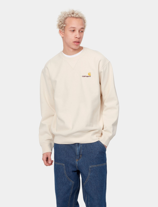 Sudadera American Script - natural