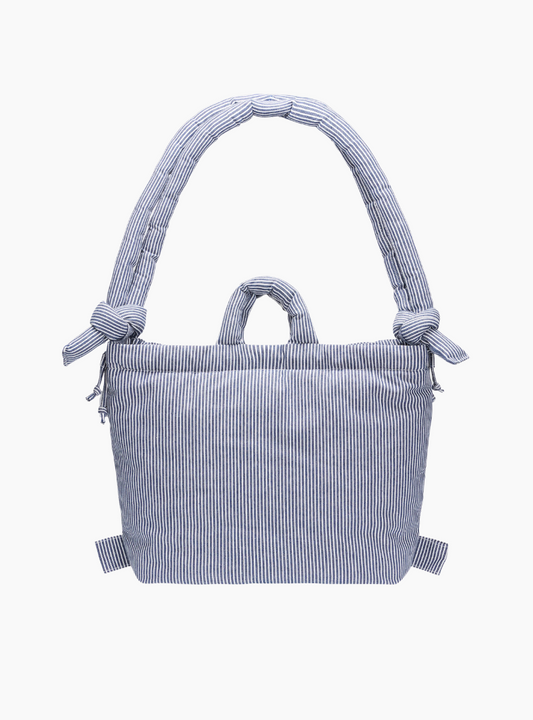 Ona soft bag - Cotton Navy stripe (limited)