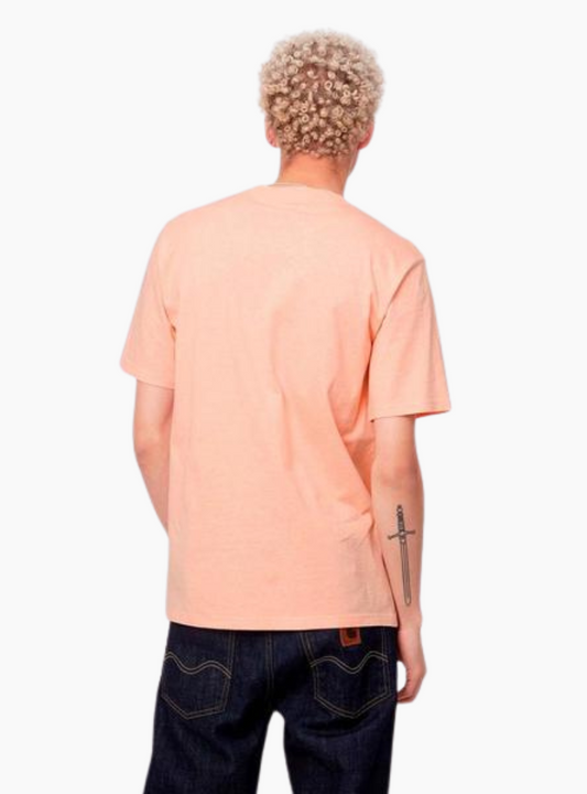 Camiseta S/S Pocket - grapefruit