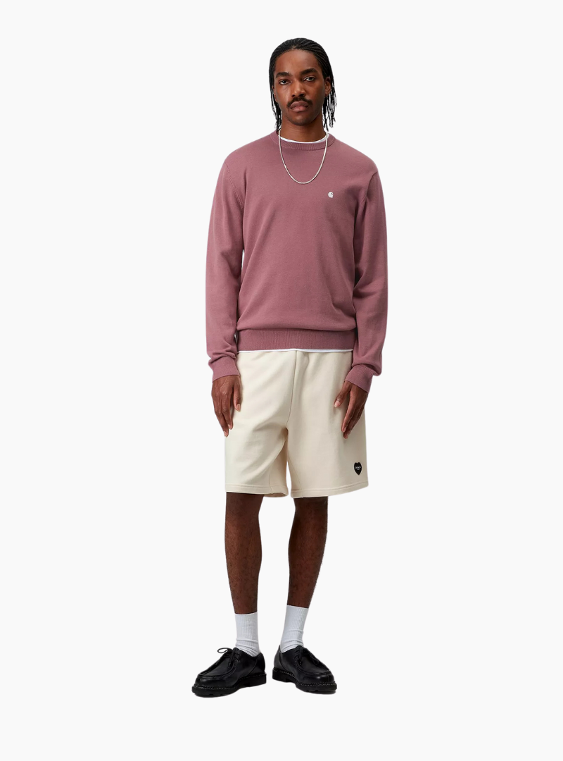 Jersey Madison - dusky pink / white