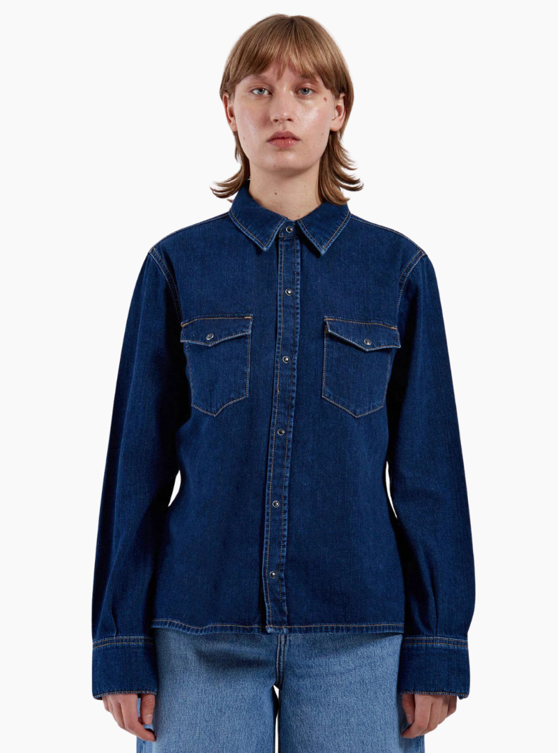 Camisa vaquera Sukie - dark retro