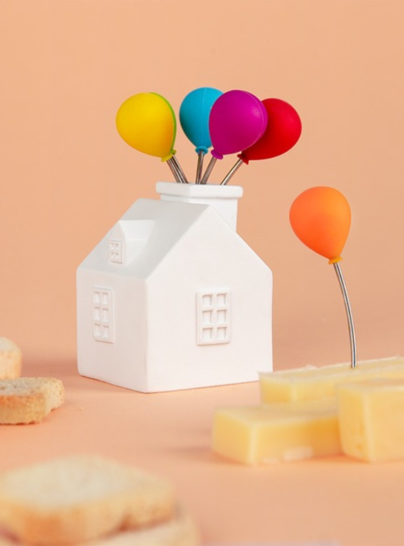 Tenedores aperitivo House Balloon (6 uds.)