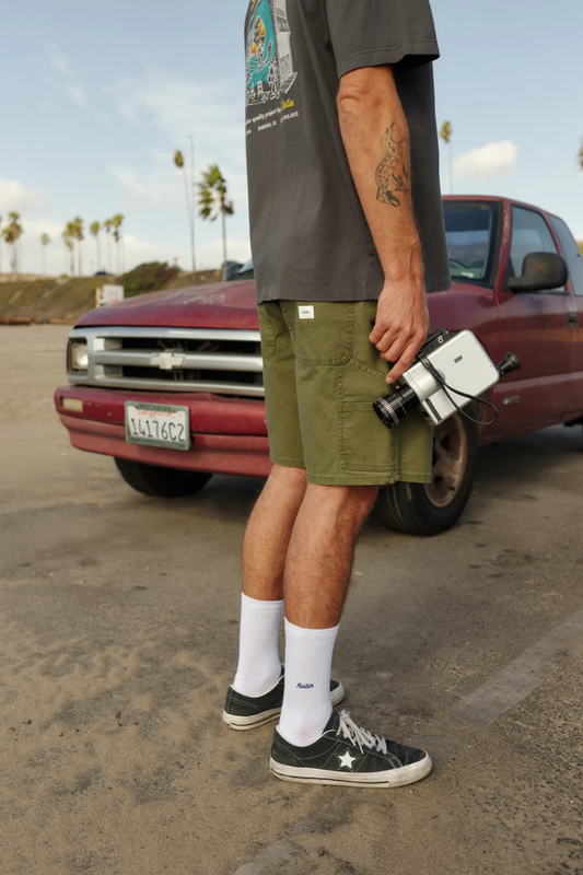 Pantalón corto Stanley - olive night