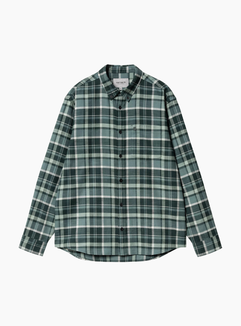 Camisa L/S Fendrick Shirt - deep lagoon