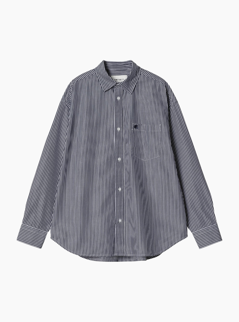Camisa W' L/S Arvin - stripe navy