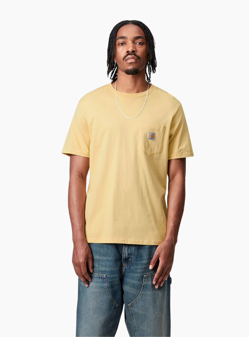 Camiseta S/S Pocket - air yellow