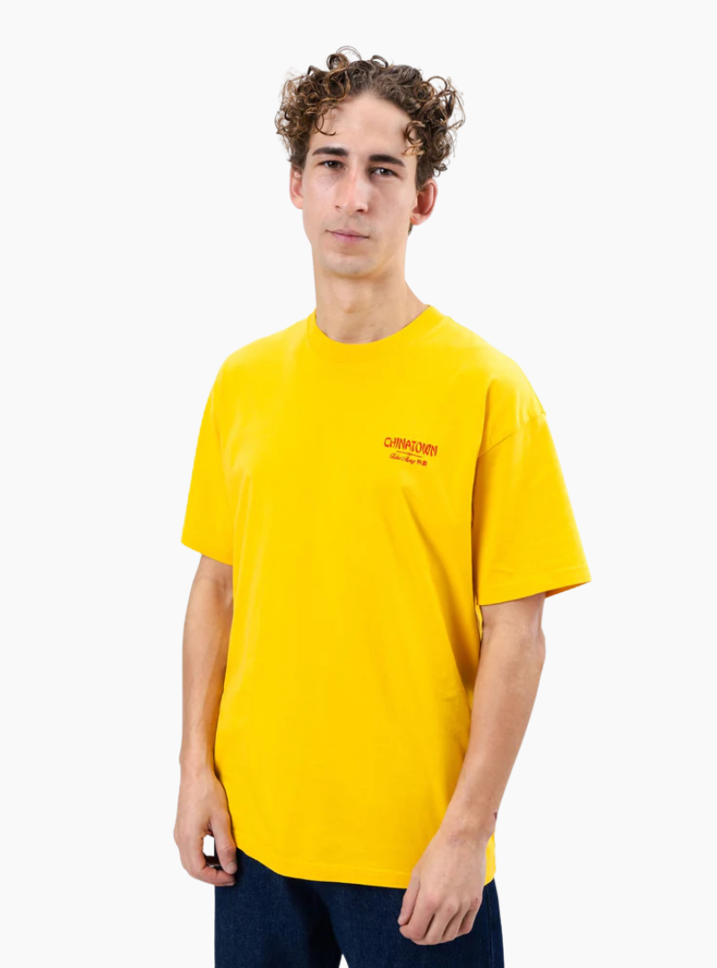 Camiseta Oversize Noodles - Amarilla