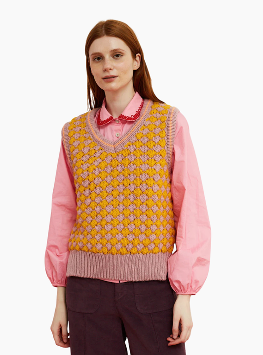 Chaleco CrissCross Rosa