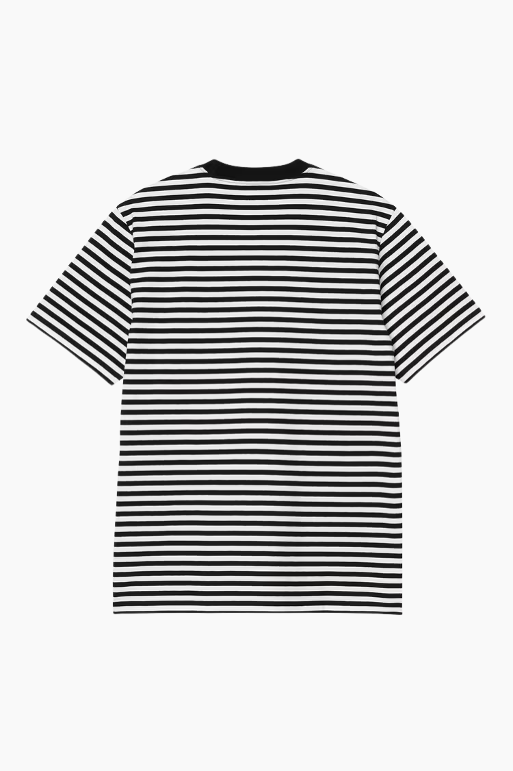 Camiseta S/S Ezra Pocket - black / wax