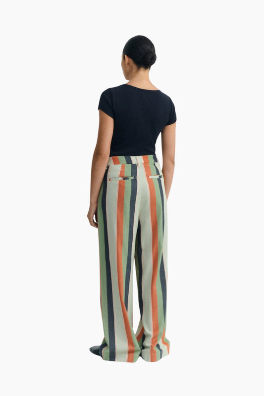 Pantalones Wide Leg Rayas Pat