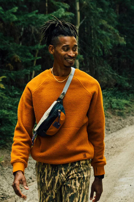 Riñonera Mountain Waist Pack - Forest / bone white