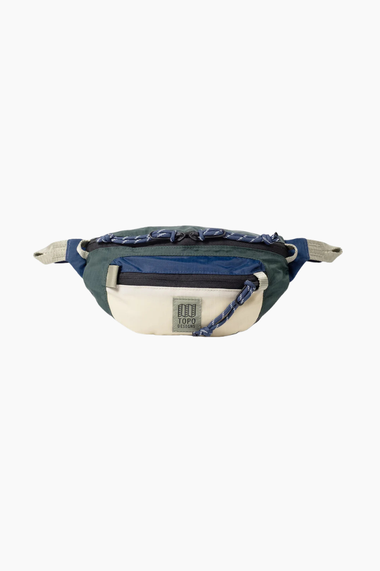 Riñonera Mountain Waist Pack - Forest / bone white