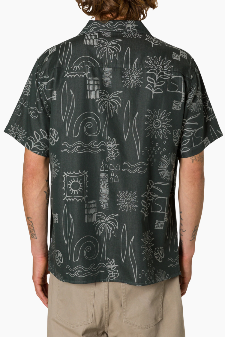 Camisa Habitat - Black Wash