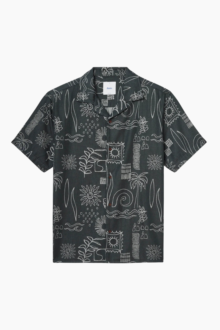 Camisa Habitat - Black Wash