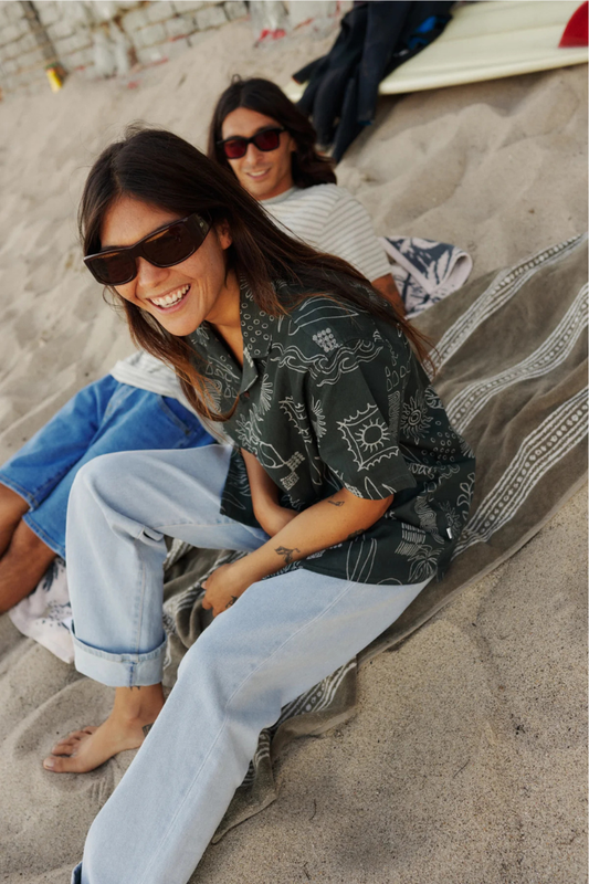 Camisa Habitat - Black Wash