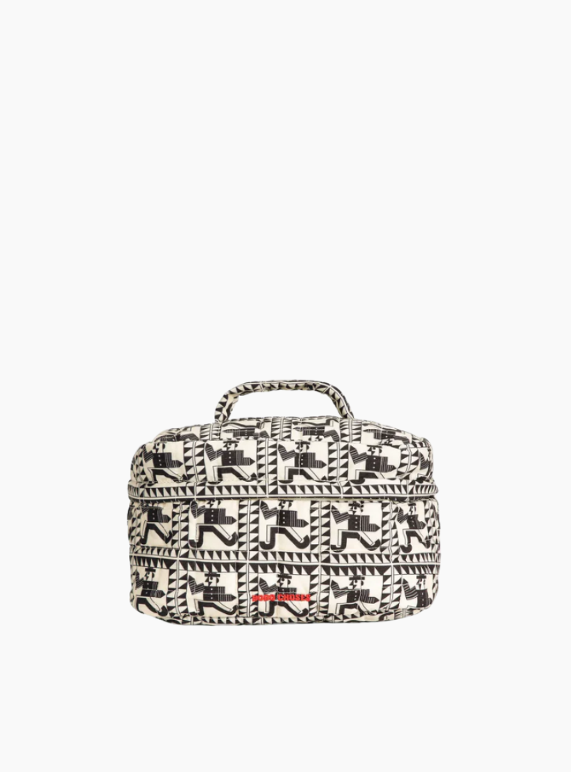 Neceser acolchado Quilted travel pouch