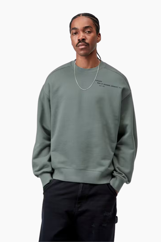 Sudadera Punched Sweatshirt - Velvet Green