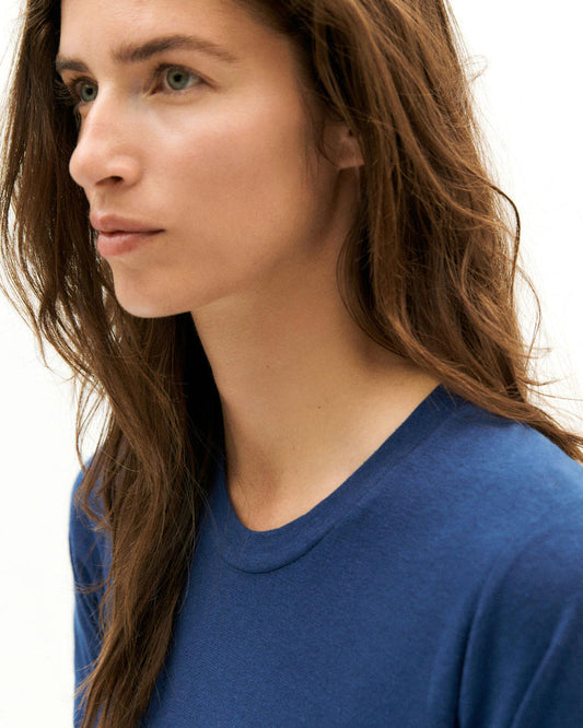VESTIDO OUEME HEMP - BLUE NIGHT
