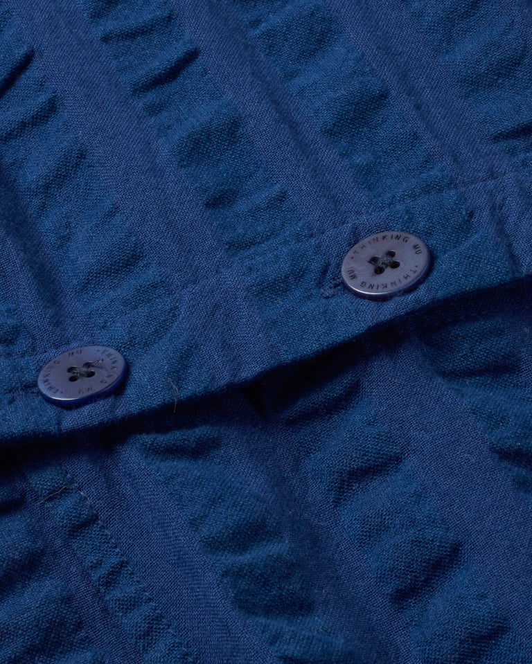 VESTIDO WILA AZUL SEERSUCKER