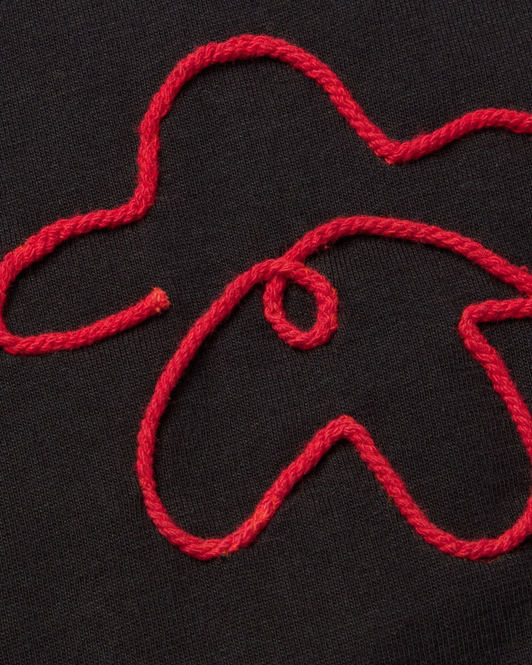 Camiseta bordada a mano Flower Volta