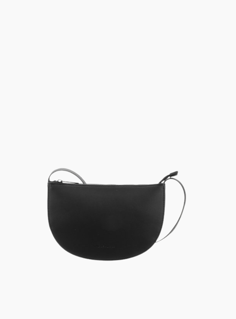 Bolso Farou Half Moon Black Monk & Anna bandolera cuero vegano reciclado