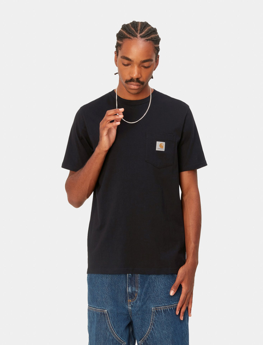 Camiseta S/S Pocket - black