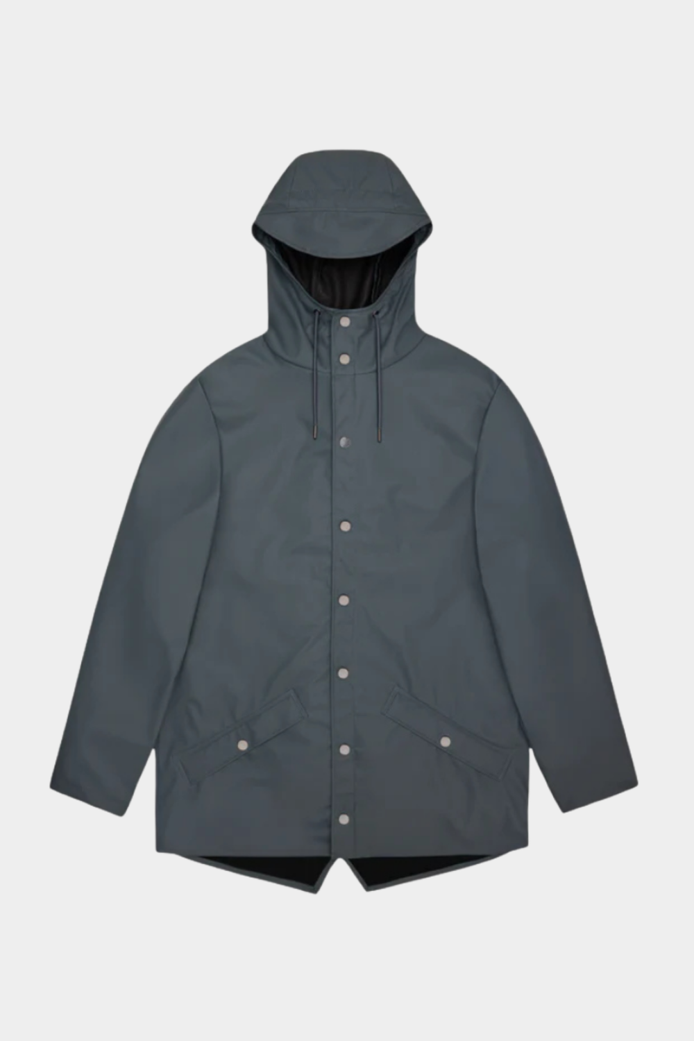 chubasquero unisex jacket de rains en color gris oscuro lagoon