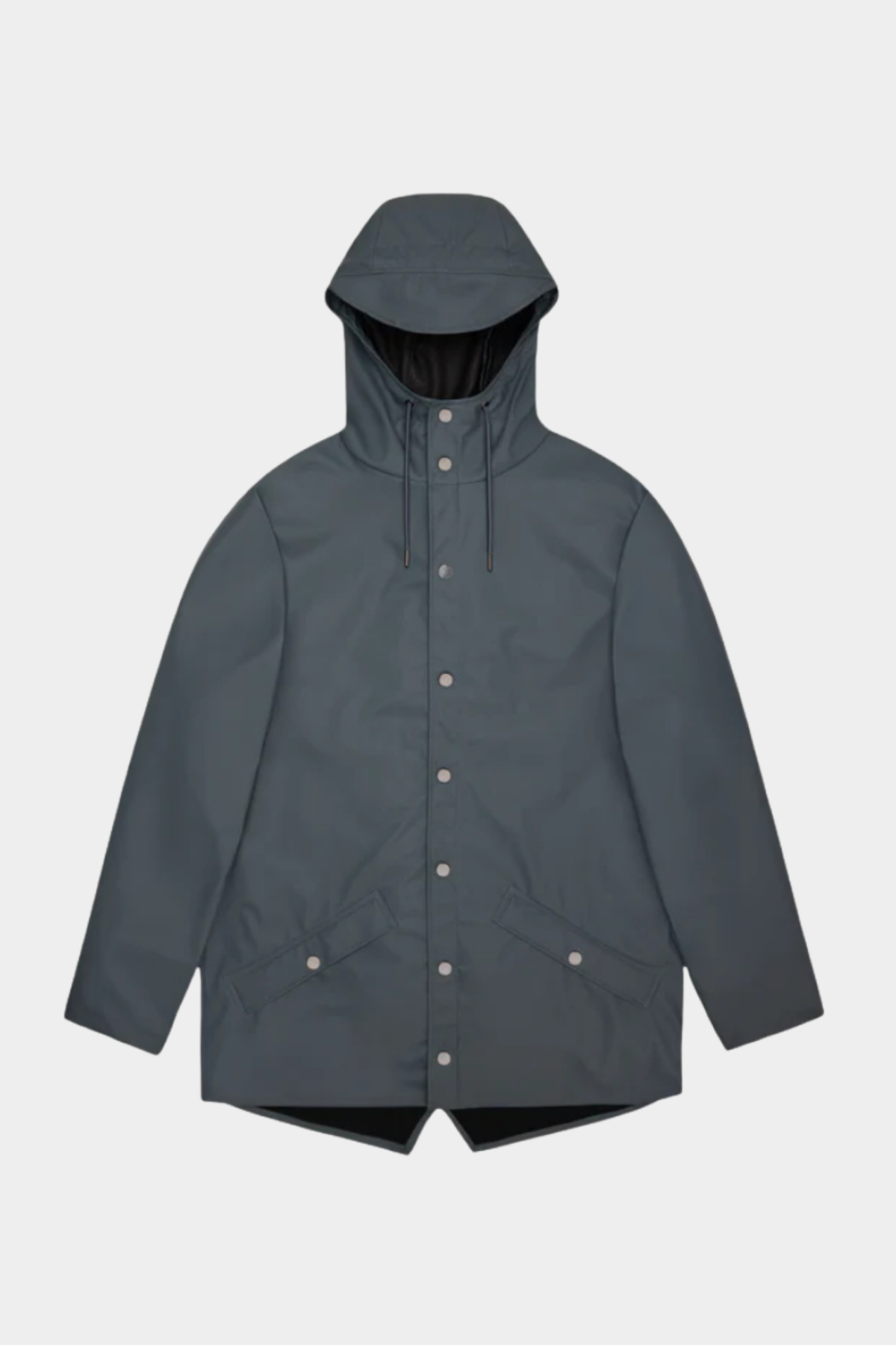 chubasquero unisex jacket de rains en color gris oscuro lagoon