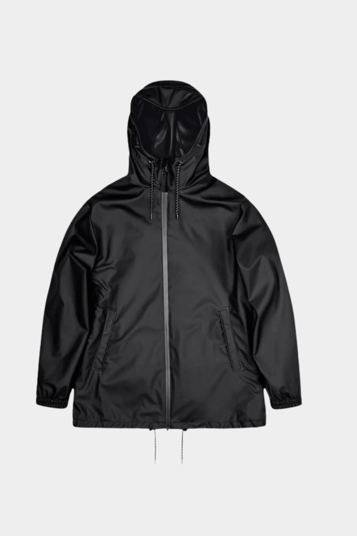 chubasquero unisex storm breaker de rains con cremallera en color negro