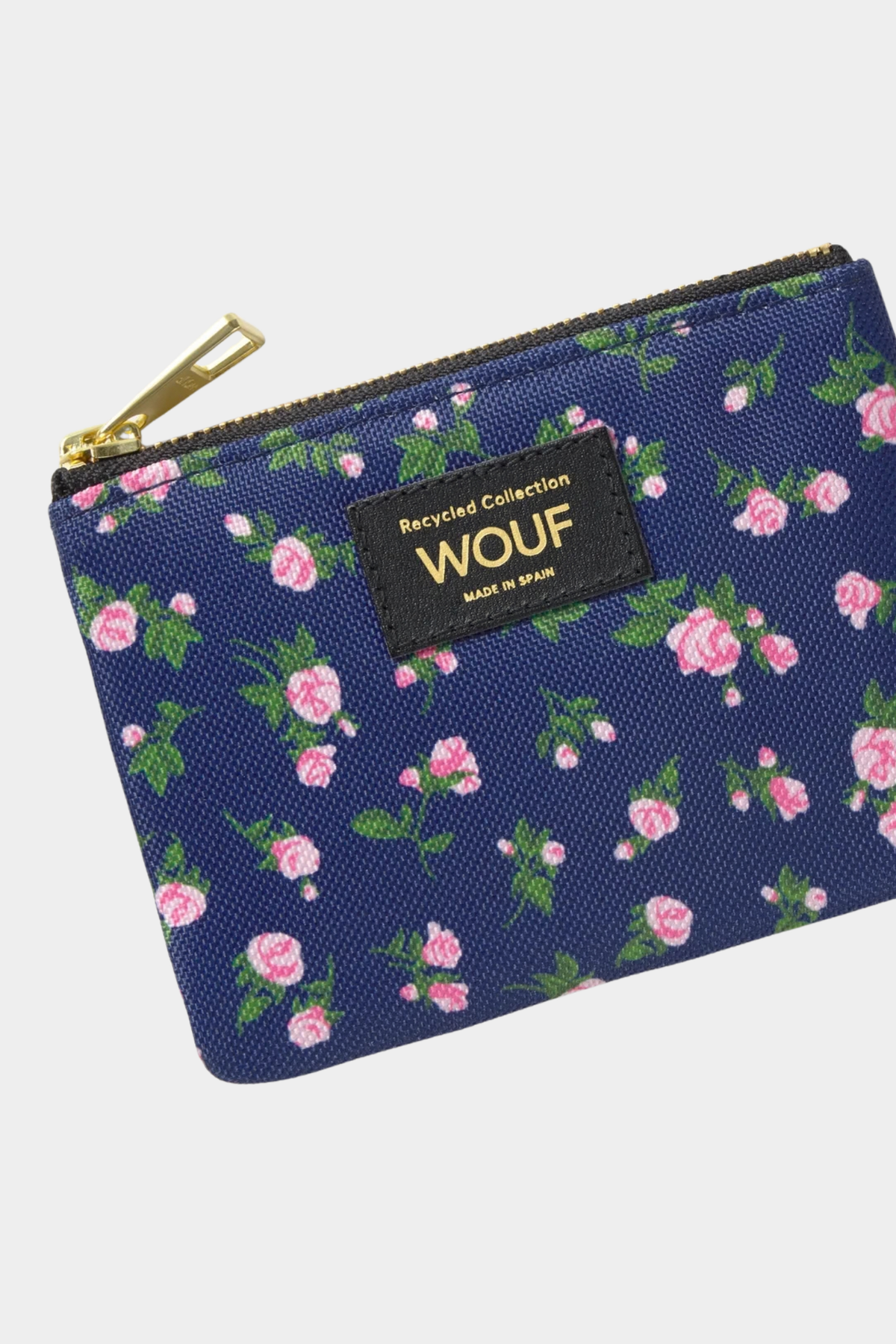 Monedero Edith - Azul Marino Floral