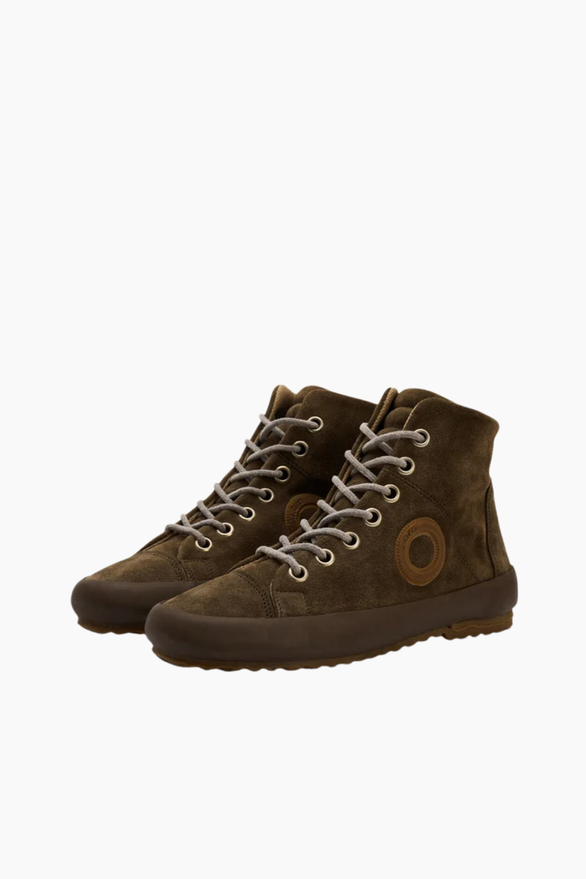Zapatillas Altas Wen H Suede - Taupe