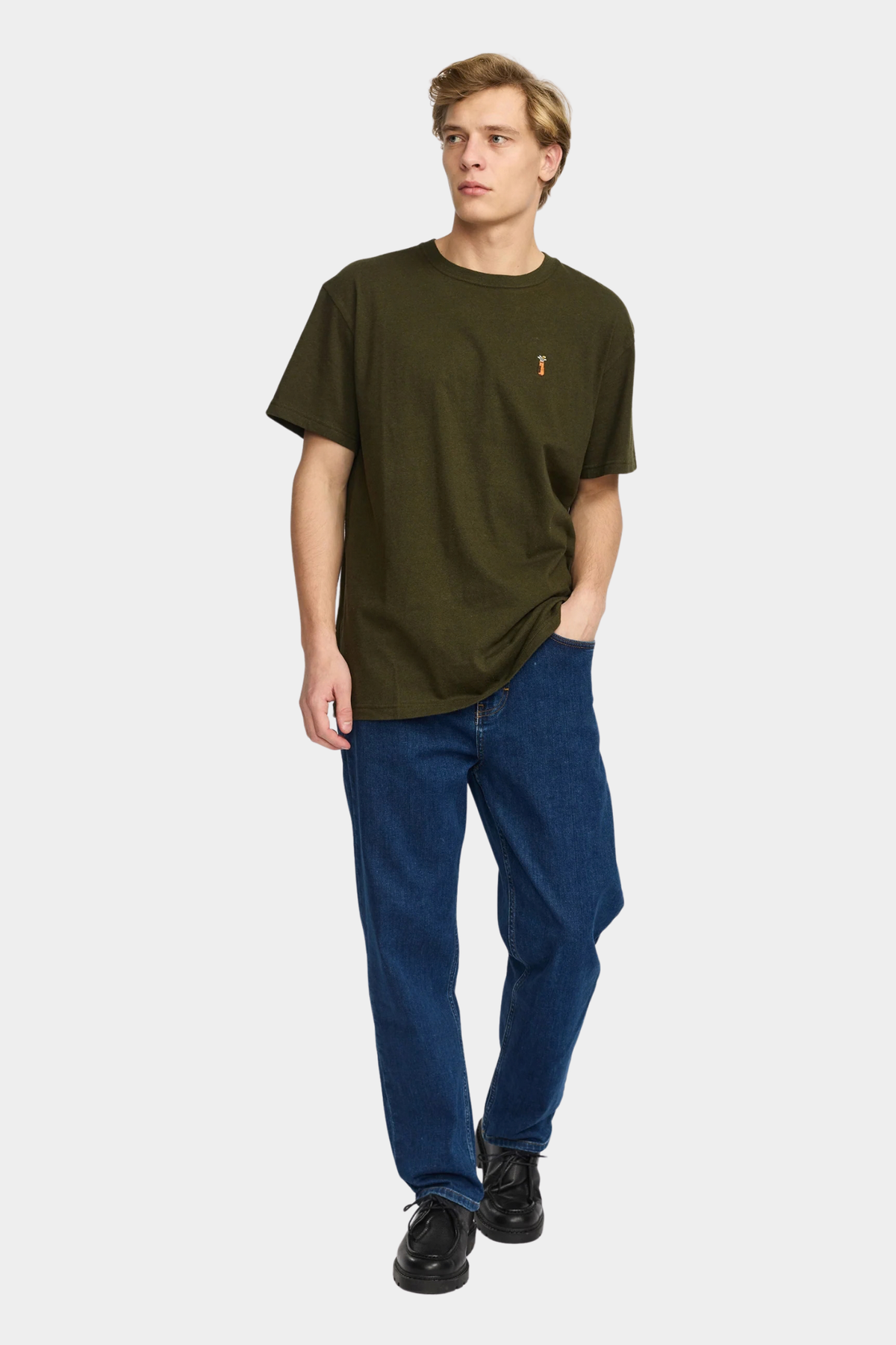 Camiseta Application 1461 GOL - Army Melange
