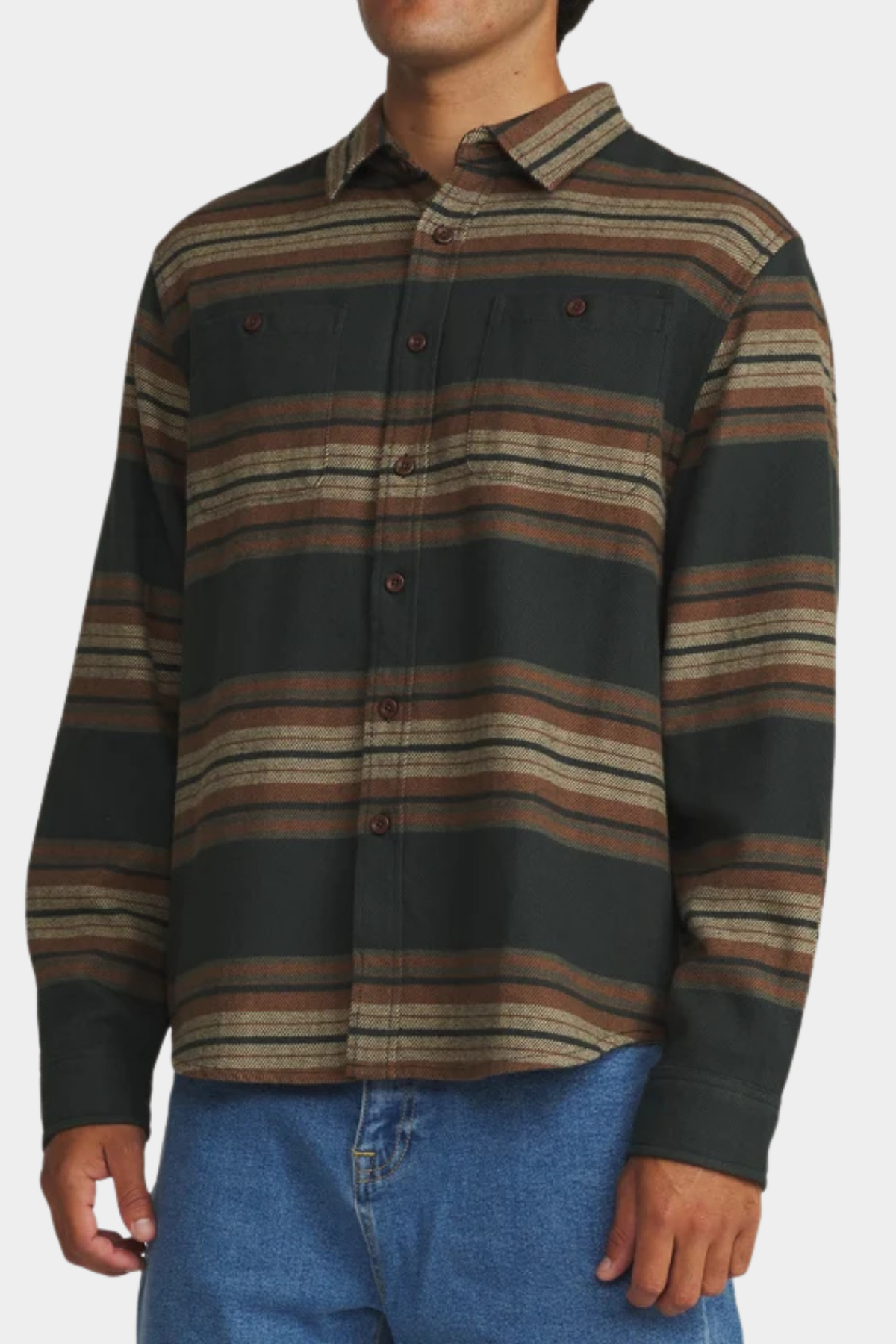 Camisa Sierra Flannel - Black Wash