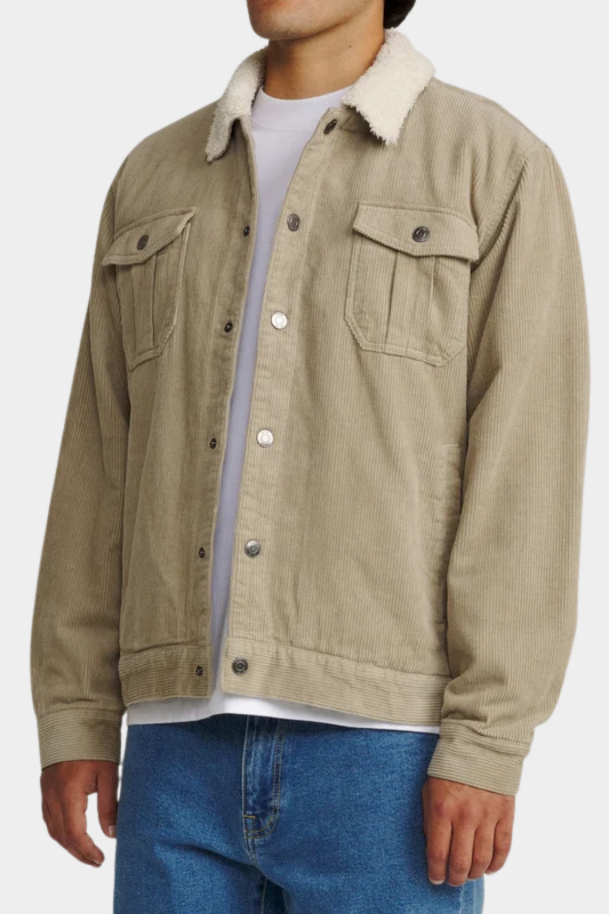 Chaqueta de Pana Harris - Aluminum