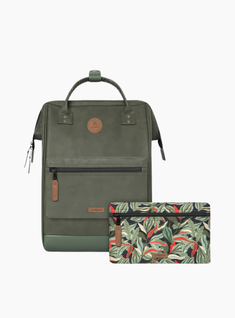 mochila cabaia adventurer busan verde impermeable