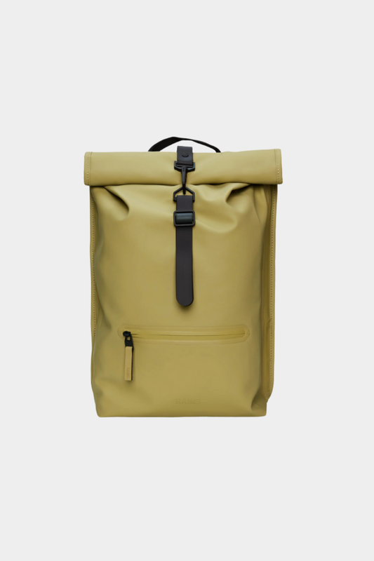 mochila rains rolltop rucksack khaki verde impermeable unisex