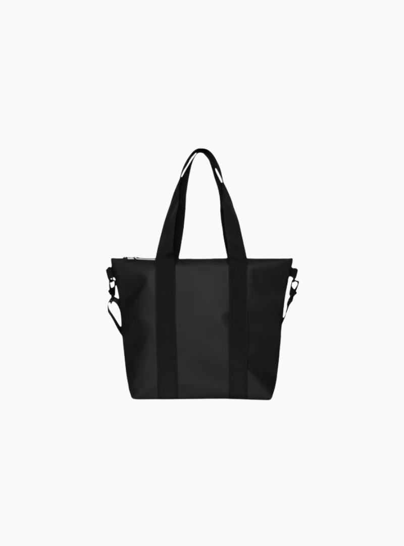 bolso rains tote bag mini black negro impermeable unisex