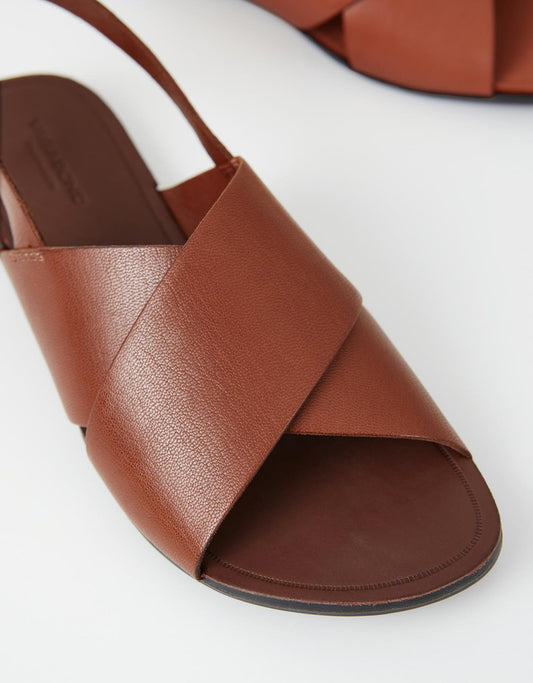 Sandalias Tia cruzadas - cognac - Tequila Sunset
