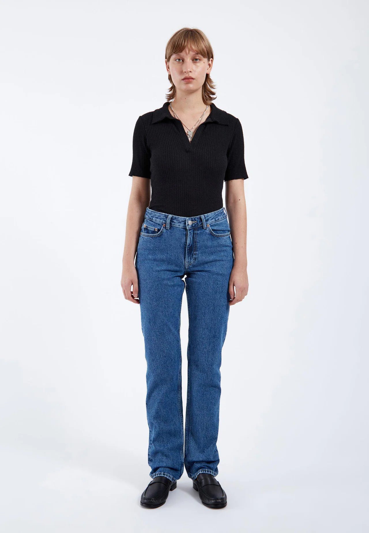 Vaqueros rectos Arch - bay mid retro