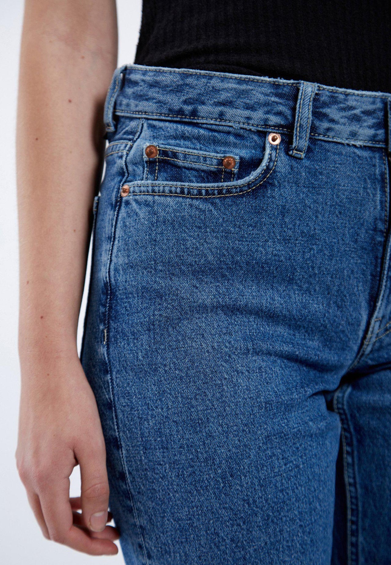 Vaqueros rectos Arch - bay mid retro