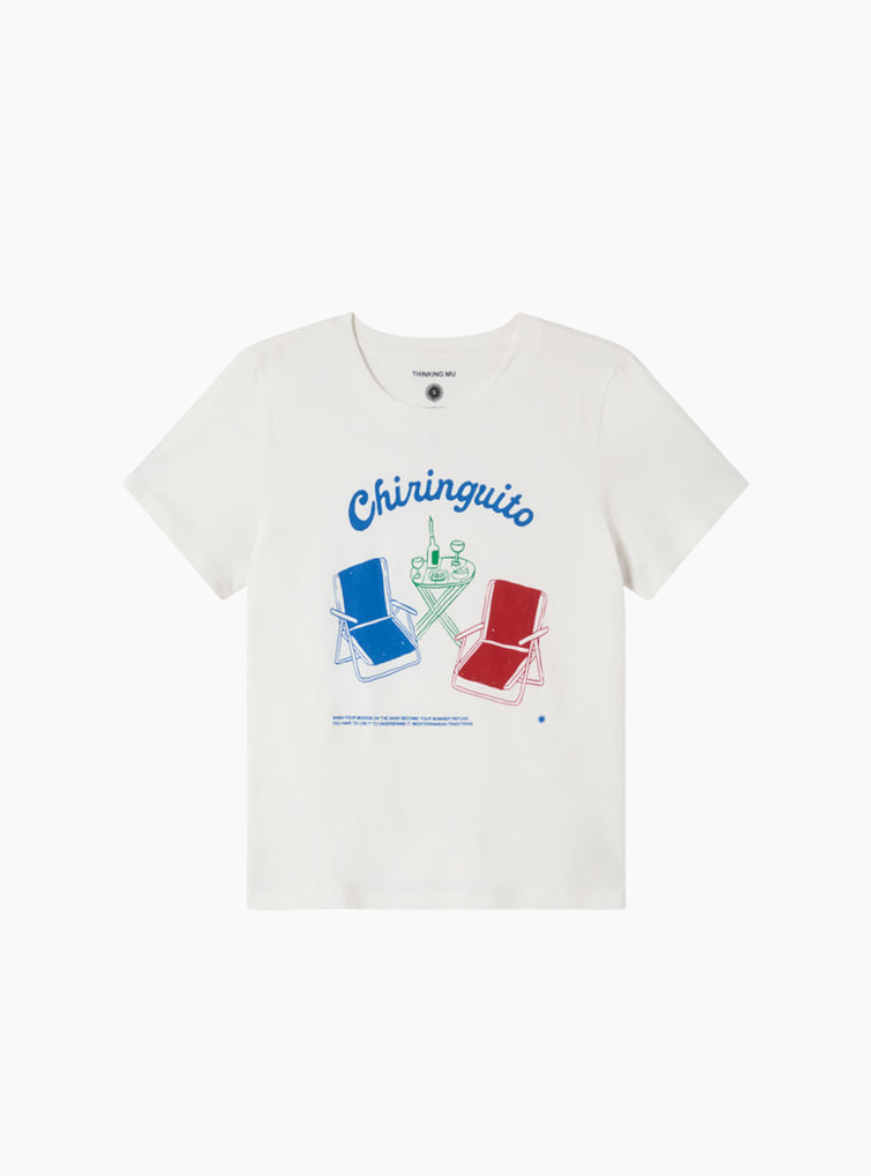 Camiseta Ida Chiringuito - blanca