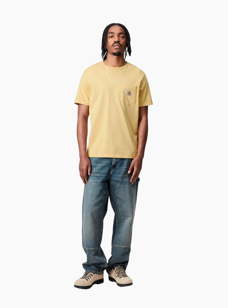 Camiseta S/S Pocket - air yellow