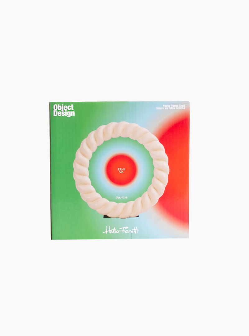 Marco de fotos Concha beige