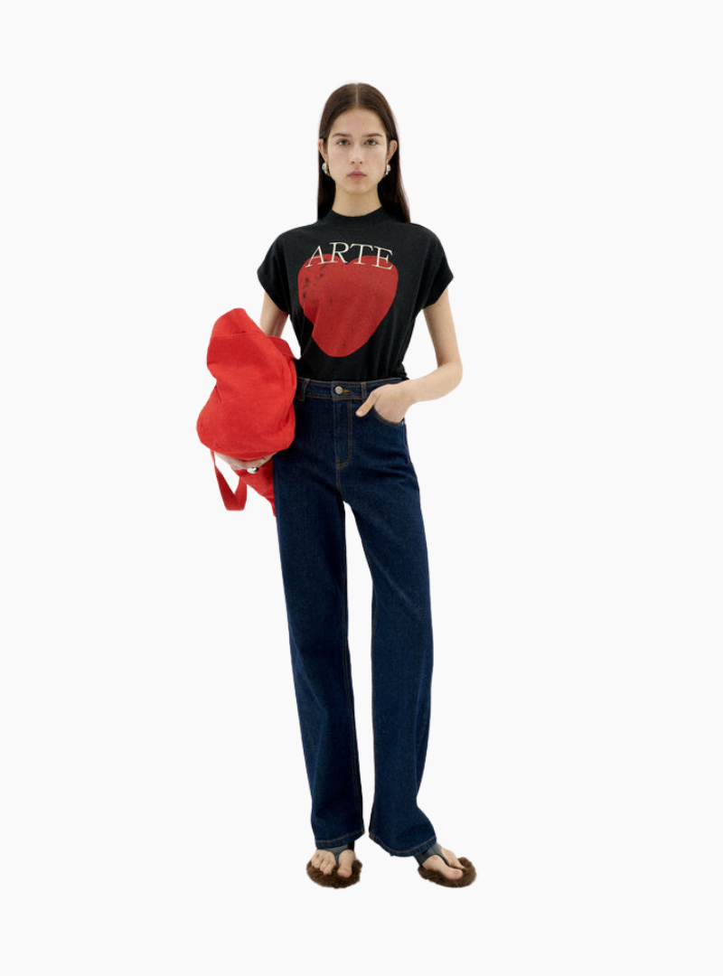 Camiseta Art Love Volta - black
