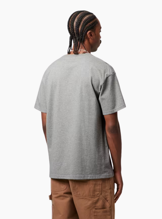 Camiseta S/S Chase - grey heather / gold