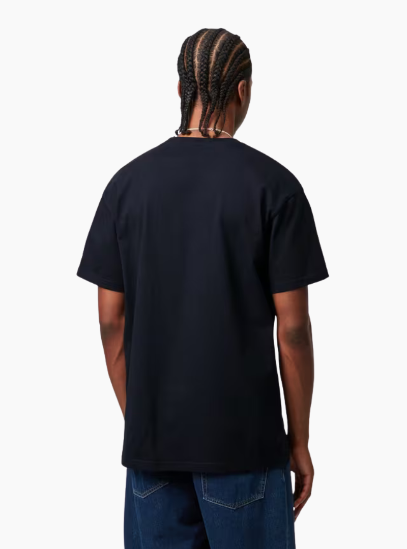 Camiseta S/S Chase - dark navy / gold