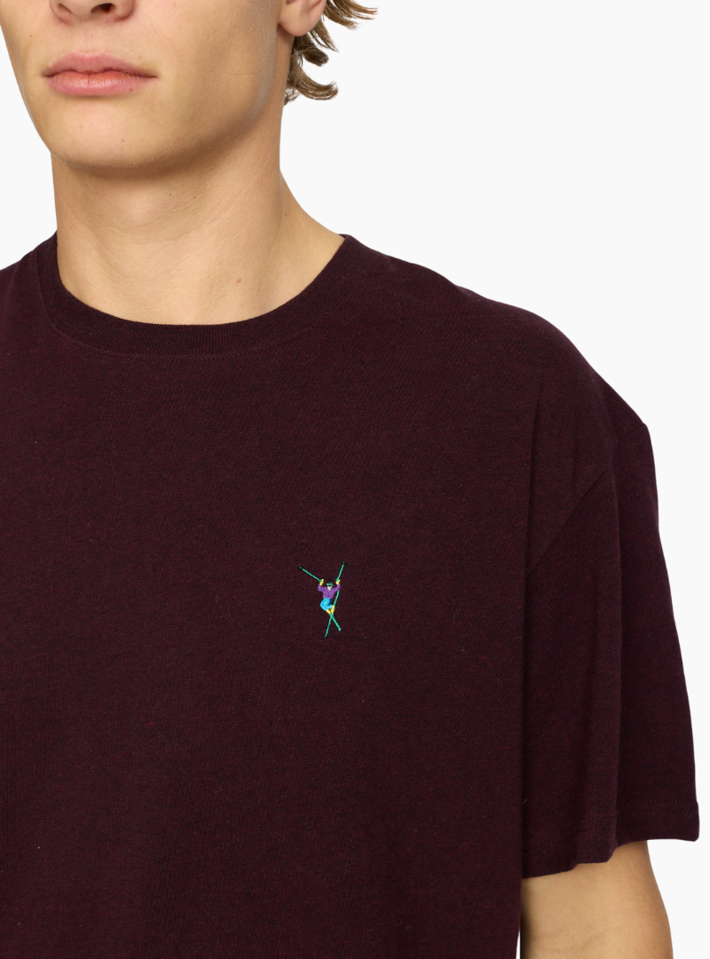 Camiseta Jum Application - burgundy